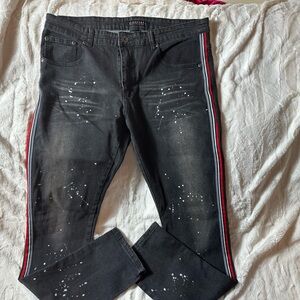 Society "Politically Incorrect" Men's Stretch Jeans - 36x34 Stylish Black jeans